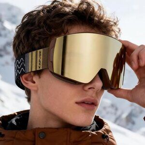 Anti Fog Magnetic Lens Ski Goggles